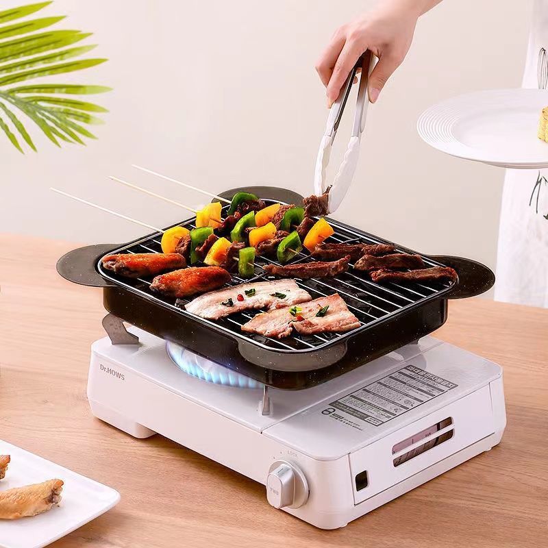 家用烧烤炉厨房烧烤架燃气灶碳烤户外烧烤灶台燃气炉烤肉烤串家庭