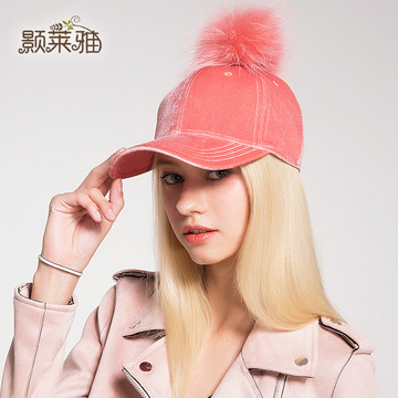 灵珑新款帽子女球顶季时尚休闲鸭舌帽女韩版英伦百搭棒球帽