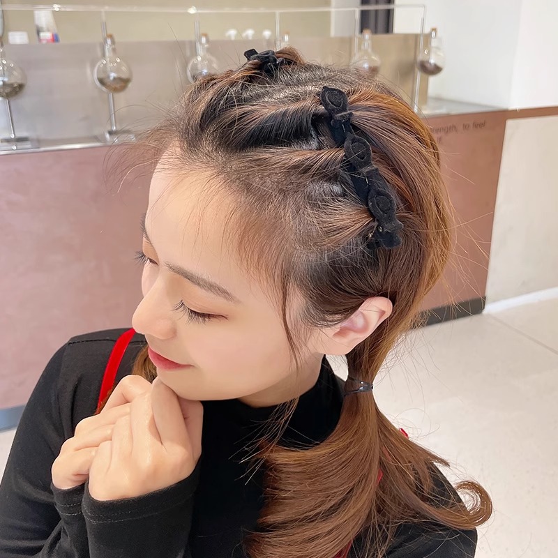 Lazy Male Editor-in-Chief Barrettes Female Forehead Side Clip Bang Clip Broken Hair Organize Fantastic Duckbill Clip Hair Clip Headdress