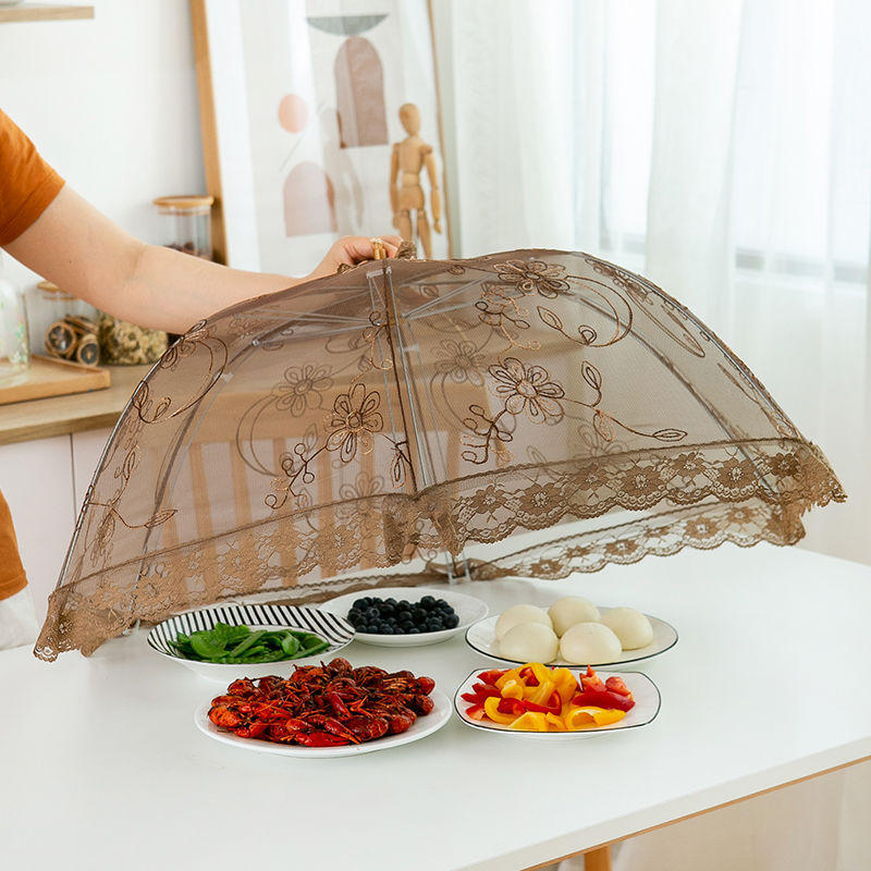 菜罩大号超大折叠防蚊防尘家用饭菜饭盖食物罩厨房工具日用百货涤今日