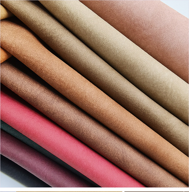 9mm仿棉绒底复古压纹羊巴革