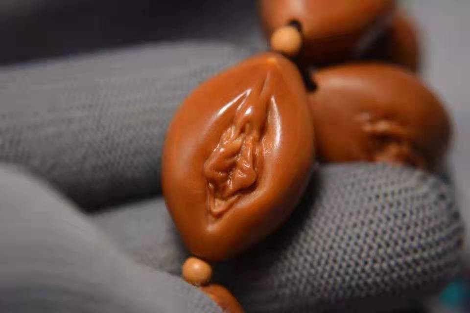 精雕橄榄核生命之源写实版手串橄榄核手链名家核雕工艺品文玩批发