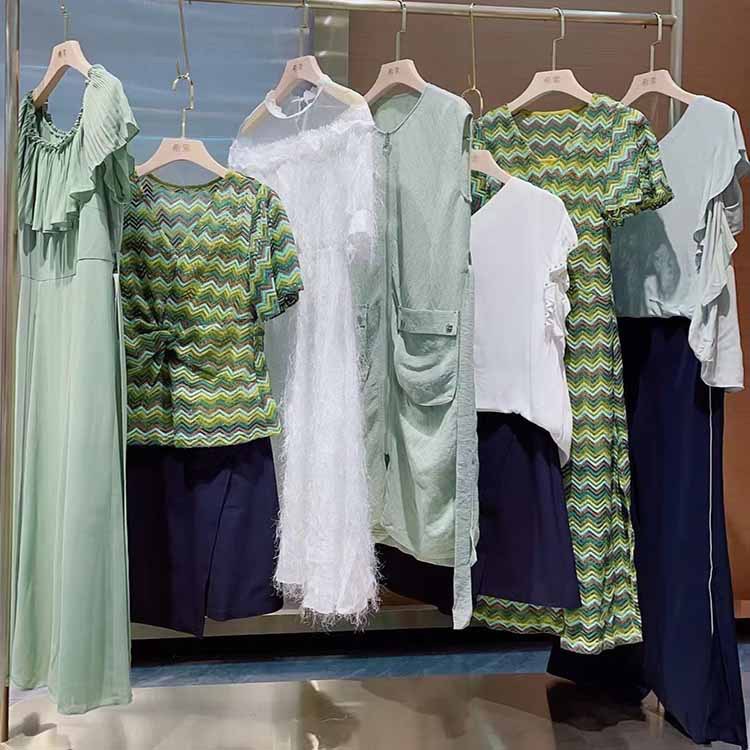 郁香菲24夏季新款连衣裙品牌折扣女装电商撤柜尾货地摊女装批发