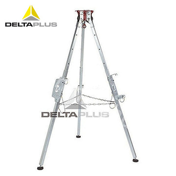 代尔塔505025/505032铝质高强度救援三脚架带固定卡座井孔下水道