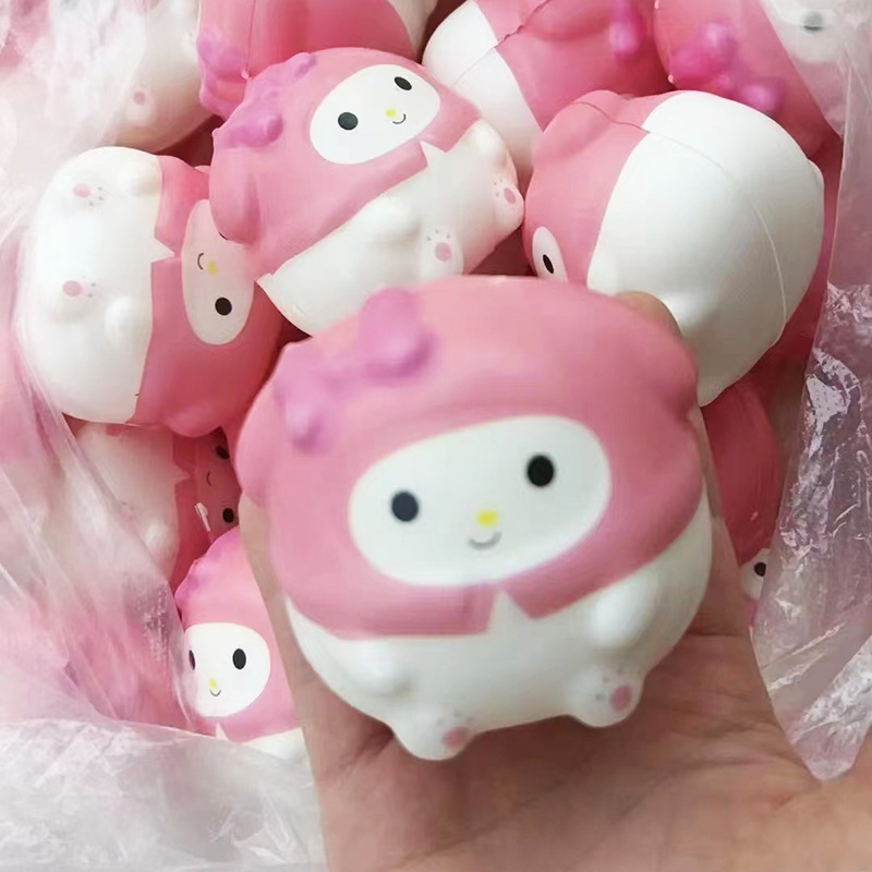 Sanrio Squeezing Toy Best-Seller on Douyin Stress Relief Slow Rebound Unconvinced Tiktok Pu Decompression Factory Direct Sales