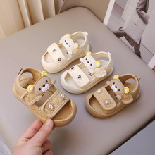 宝宝夏季凉鞋男童0—1-3岁婴儿软底学步鞋女小童夏天包头鞋子