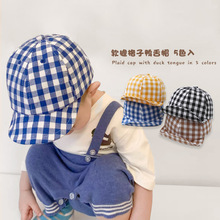 秋南 婴儿帽子夏季2024韩版新款软檐宝宝鸭舌帽遮阳帽儿童棒球帽