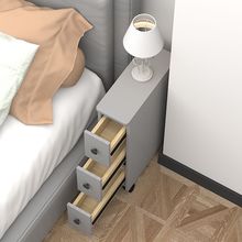 超窄15cm床头柜现代简约卧室夹缝可移动窄柜迷你小型床边简易小柜
