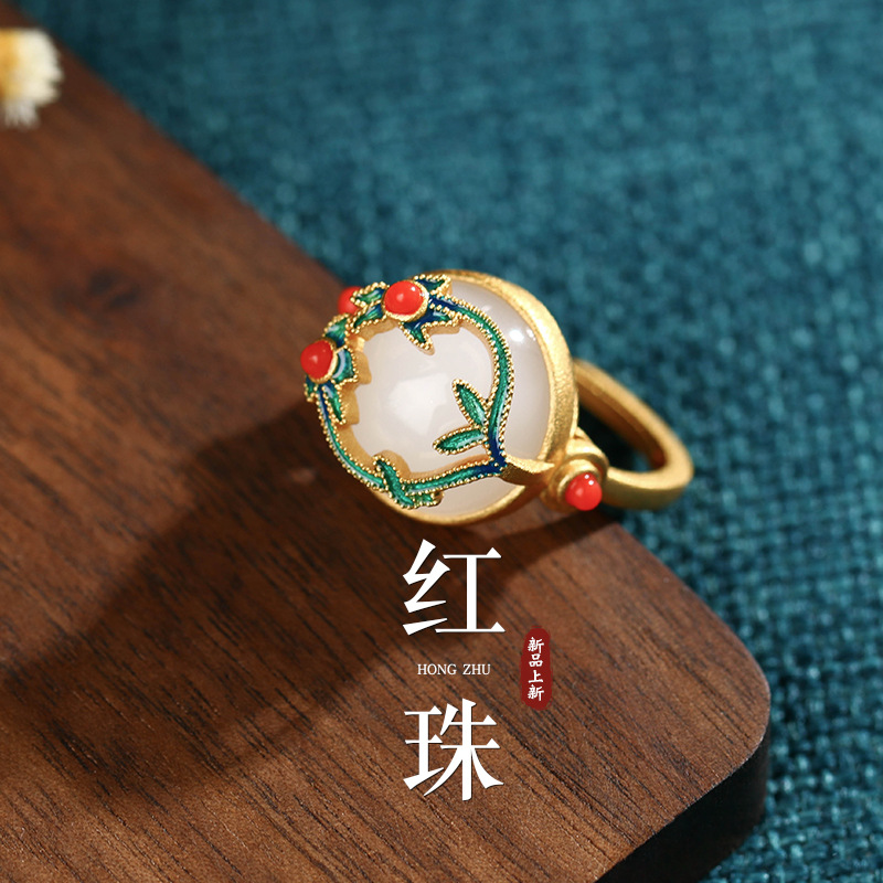 古代宝石戒指