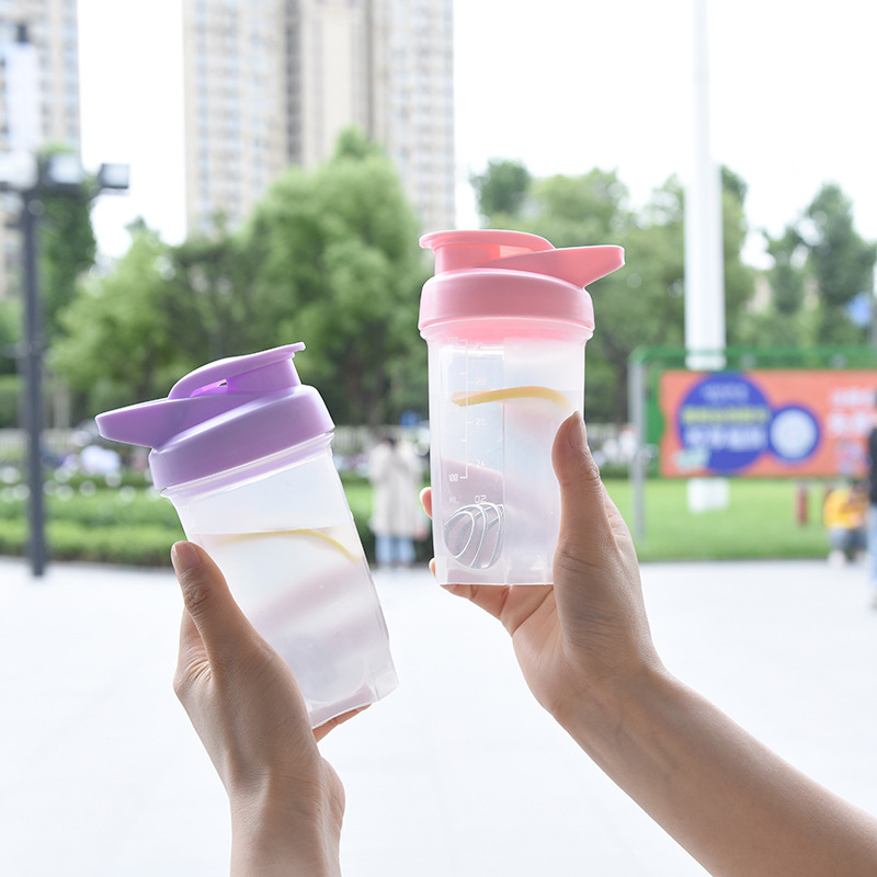 300ml Plastic Shake Cup Children's Cups Portable Sports Milk Shake Cup Cross-Border Factory in Stock Logo