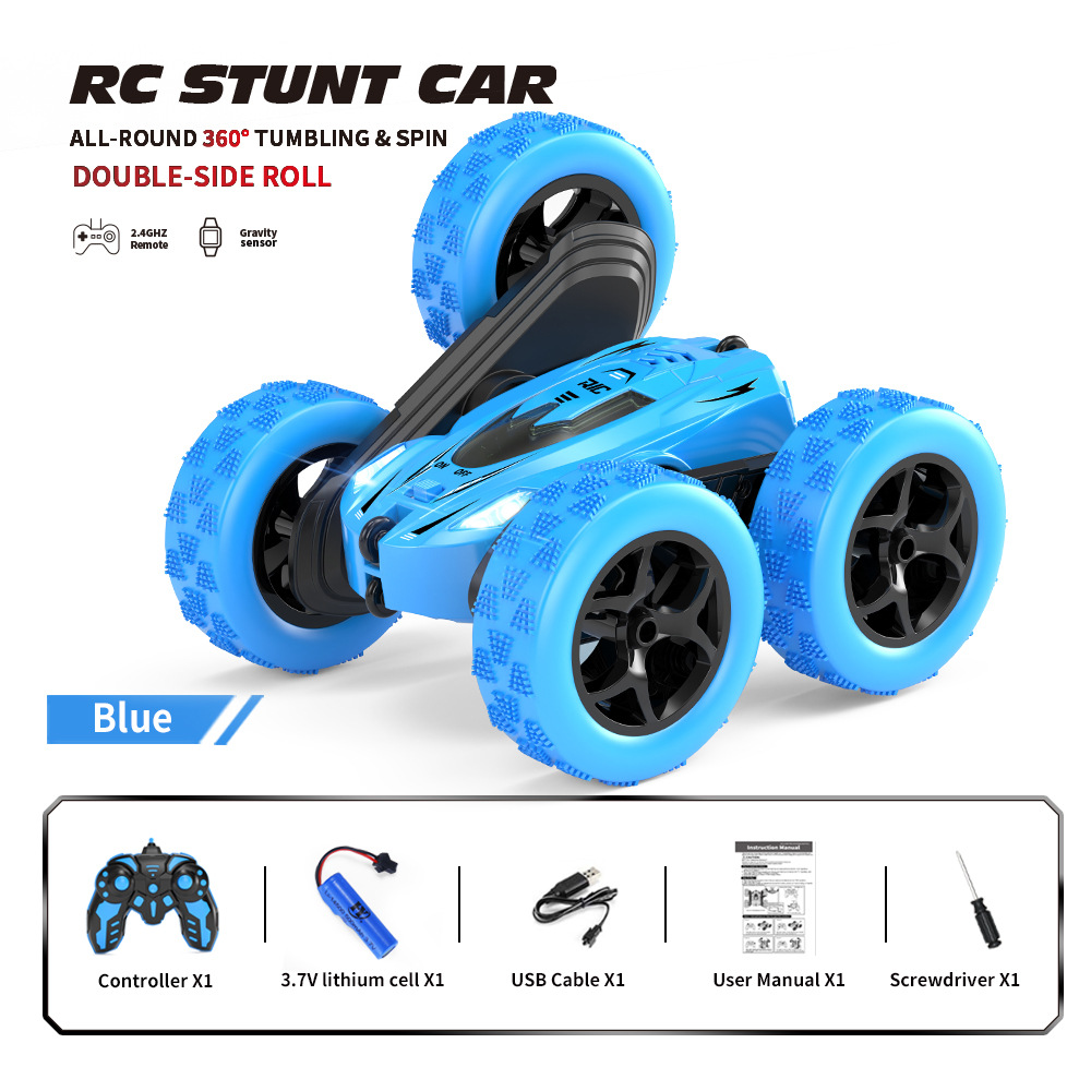 New Explosion Wheel Stunt Car Gesture Induction Remote Control Car Toy Drift Car Remote Control Car Children Racing Rc Hand