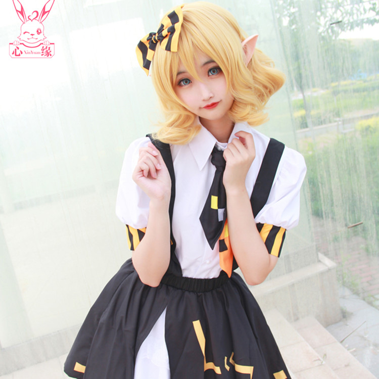 心缘已授权 凹凸同人cosplay金性转世界萝莉cos服装假发现货