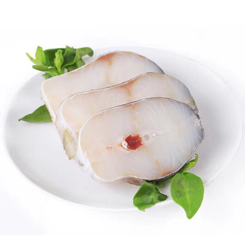 4斤无冰衣生鲜鳕鱼片真空袋装鳕鱼中段鲜冻鳕鱼块商用1斤单价批发