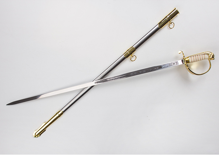 学校国旗护卫仪仗队金属升旗指挥剑阅兵礼宾指挥道具刀剑未开刃