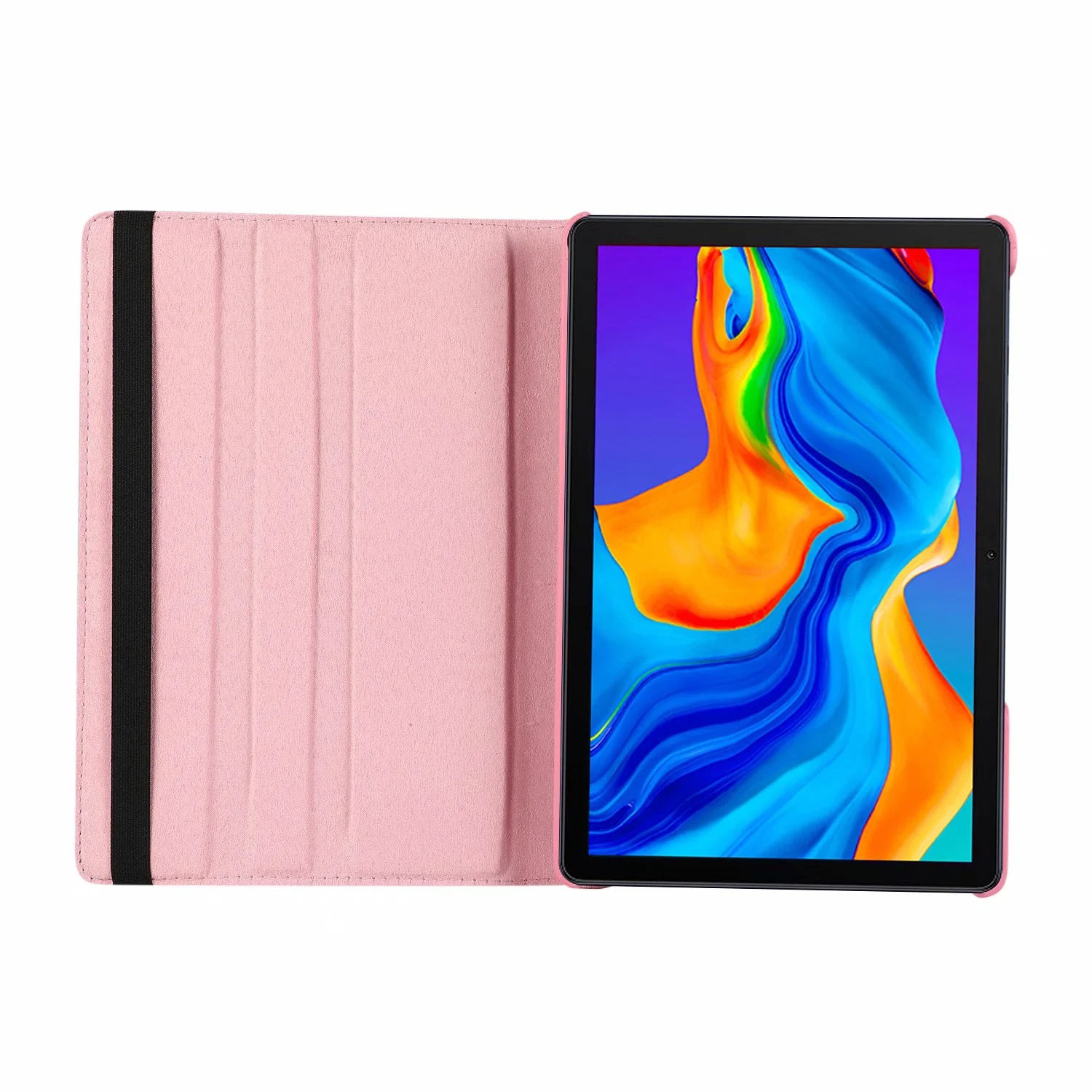 1旋转荔枝纹t6平板保护套荣耀x6 9.7皮套10.1寸t10s