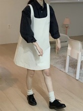 WENYUE春季新款韩国东大门T*F甜美可爱连衣裙显瘦宽松气质背带裙