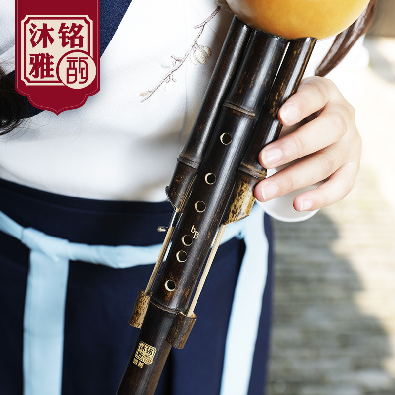 葫芦丝乐器初学儿童成人c调降b调小学生入门防摔款专业演奏葫芦笛