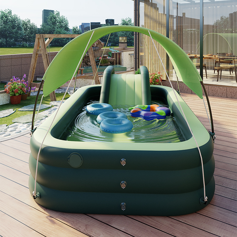 Folding Automatic Inflatable Swimming Pool for Children