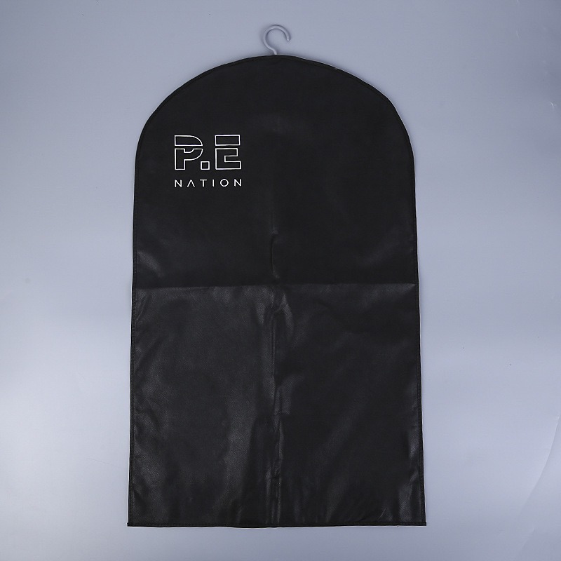 Factory Direct Sales Suit Dustproof Bag Customized Non-Woven Clothing Buggy Bag Transparent Peva Coat Dust Cover Customized