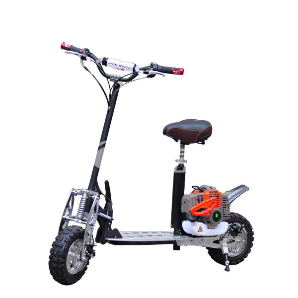 49cc 可折叠两轮汽油滑板车二冲程燃油助力车小型迷你踏板摩托车