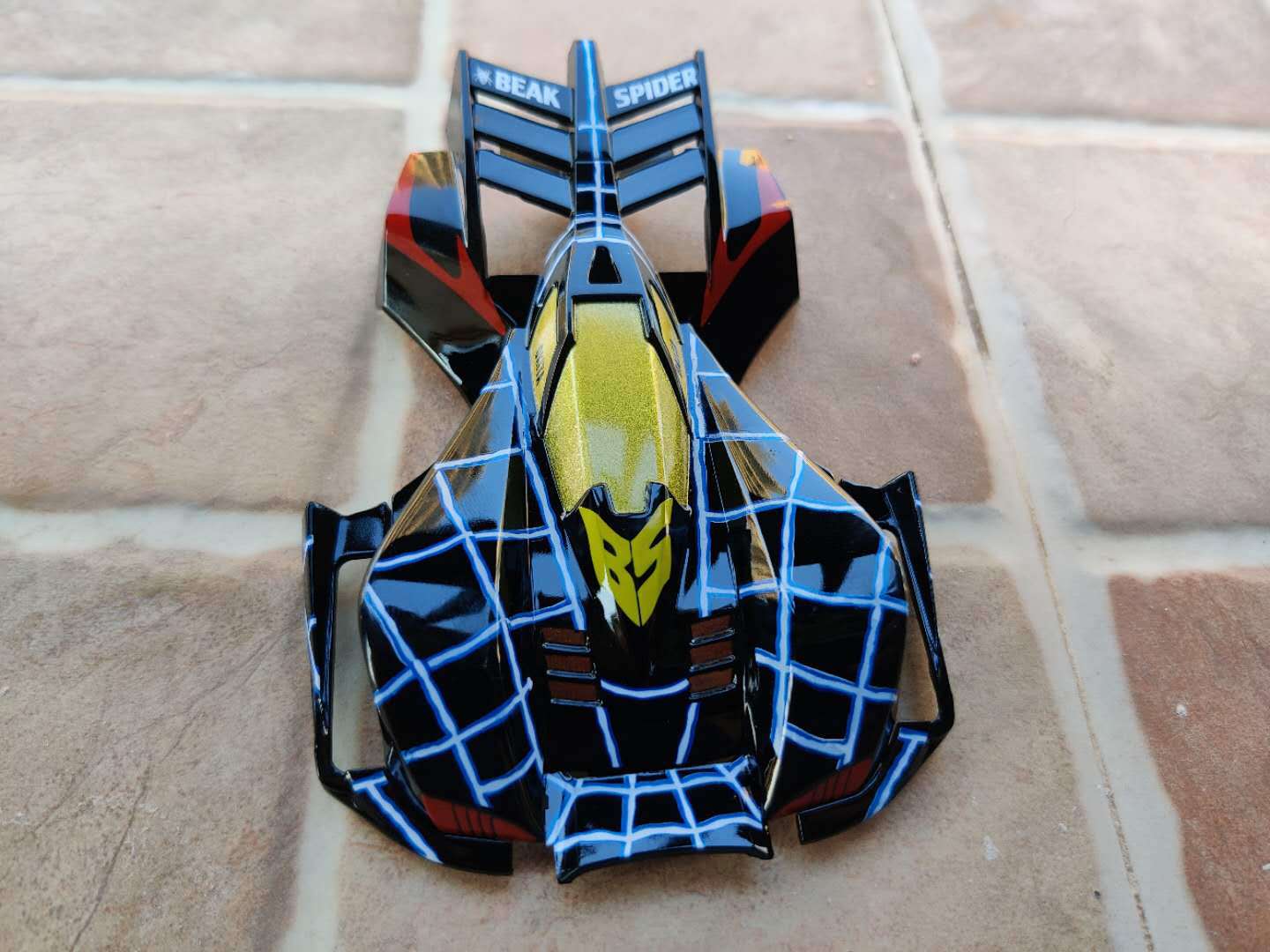 四驱兄弟四驱车19413全涂装喷漆魔鬼司令车壳无水贴国产成品壳