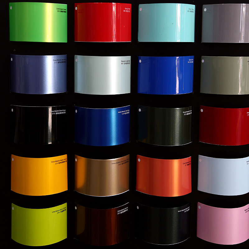 改色膜样板展示墙碟形车型喷漆色板喷膜板形汽车贴形象店车贴膜