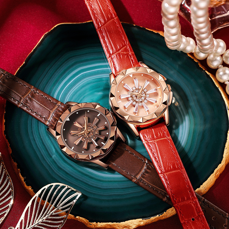 tt天塔时来运转手表女轻巧细带女款小众气质网红直播爆款石英女表