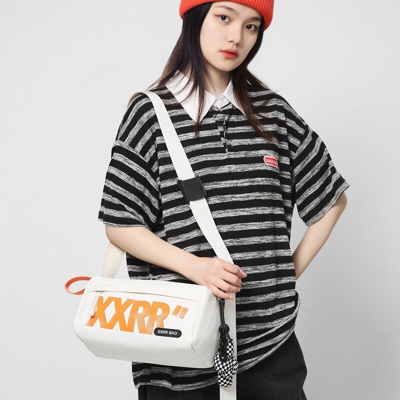 2023 New Crossbody Bag Female Personality Street Trend Female Pillow Bag Western Style Printed Lettered Casual Bag