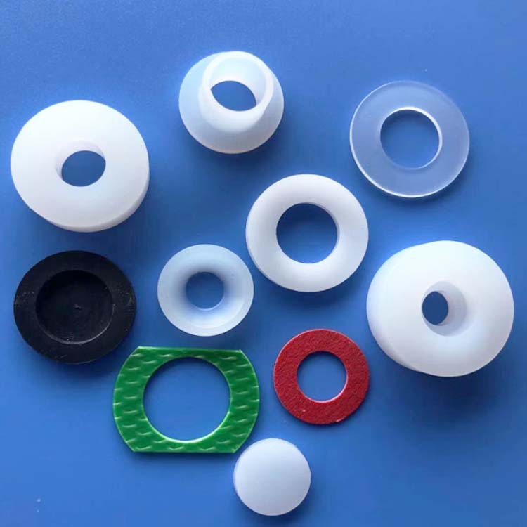 尼龙介子 特氟龙直通柱 隔离垫片 密封垫圈 尼龙圆柱四氟隔离垫片