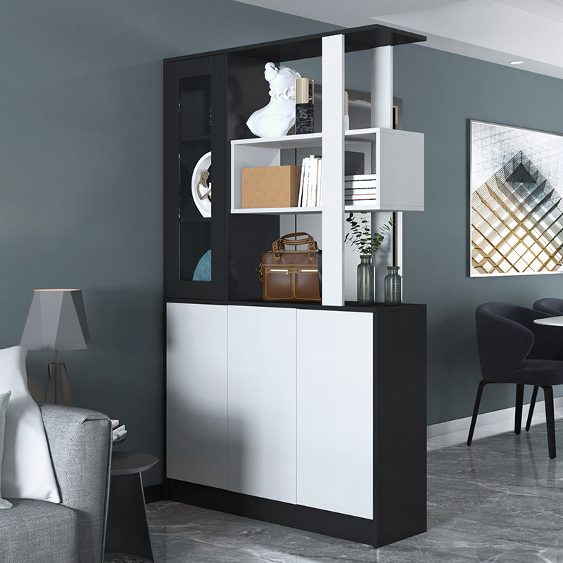 门口柜子镂空玄关柜门厅柜简约鞋柜隔断柜储物柜双面屏风柜衣帽柜