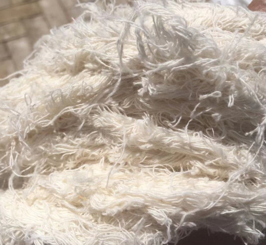 白废纱工业棉纱黄棉废棉纱白回丝长纱头棉纱头废纱头吸水吸油厂家