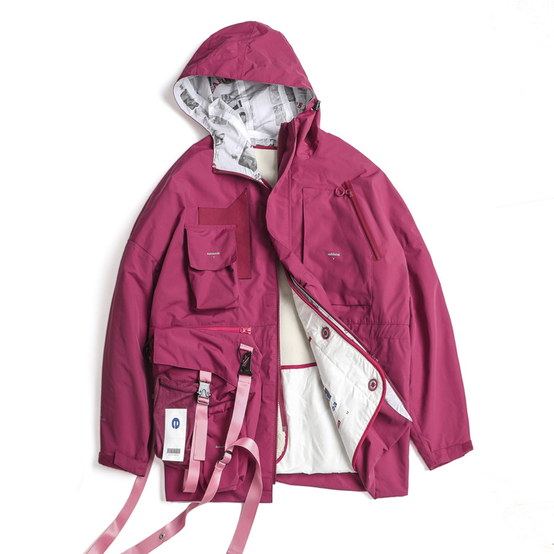 冲锋衣女两件套三合一户外可拆卸羊羔绒内胆连帽外套西藏旅游衣服