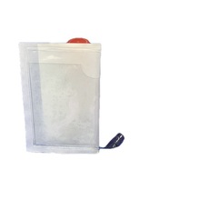 软膜pvc物料卡套塑料标签贴透明自粘卡片袋价签套背胶卡套