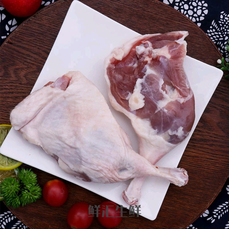 顺丰包邮 新鲜精修大鸭腿冷冻生鸭腿瘦肉型鸭肉生鲜鸭货食材4斤装