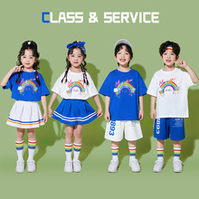 六一儿童啦啦队演出服小学生校运动会团体拉拉操表演服幼儿园园服
