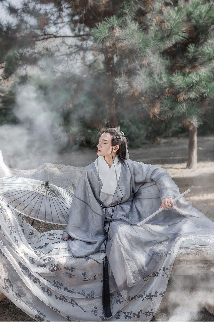 汉服男仙气古装汉服超仙男古风大袖衫男士仙气侠客书生学生春夏款