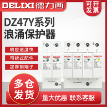 德力西DZ47Y 浪涌家用避雷器防雷保护器 防雷模块220V 2P40KA电涌