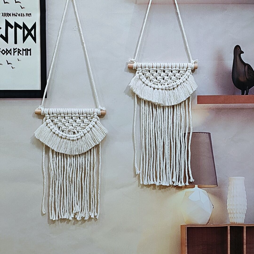 0成交0件波西米亚编织挂毯手工制作壁挂婚礼民宿装饰棉酒店客厅墙挂