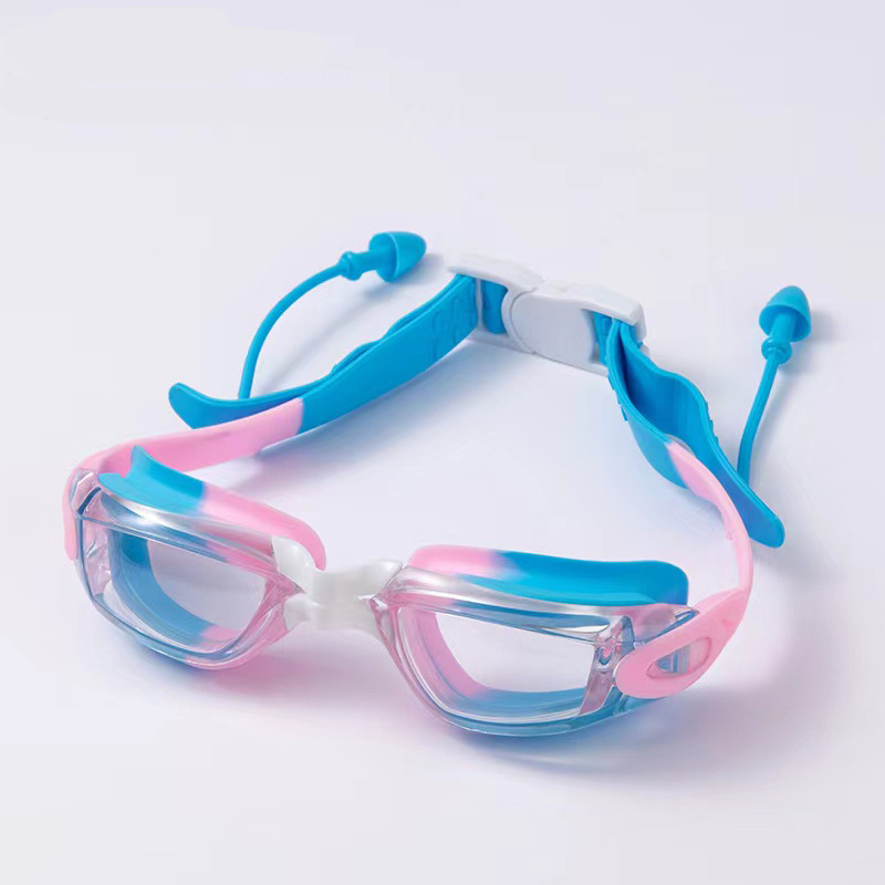 2024 Children's Swimming Goggles Popular Waterproof Anti-Fog Hd Girls' Boys' Swimming Glasses Children Teenagers Swimming Goggles