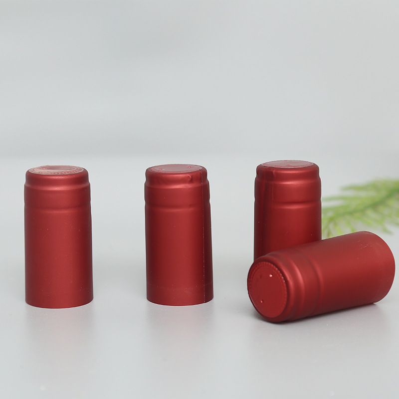 撕拉线pvc收缩膜 红酒胶帽 烫金收缩瓶套 热缩密封葡萄酒瓶胶帽