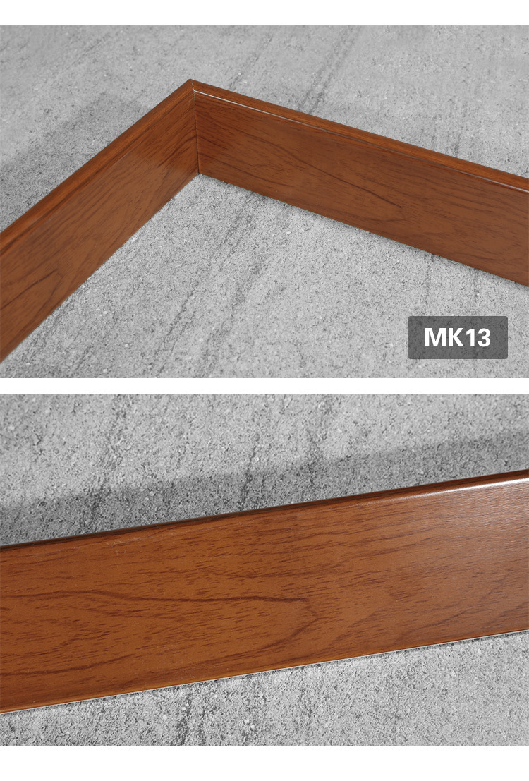 家用室内木地板北欧风黑色烤漆面实木踢脚线光板平面装饰收边墙贴