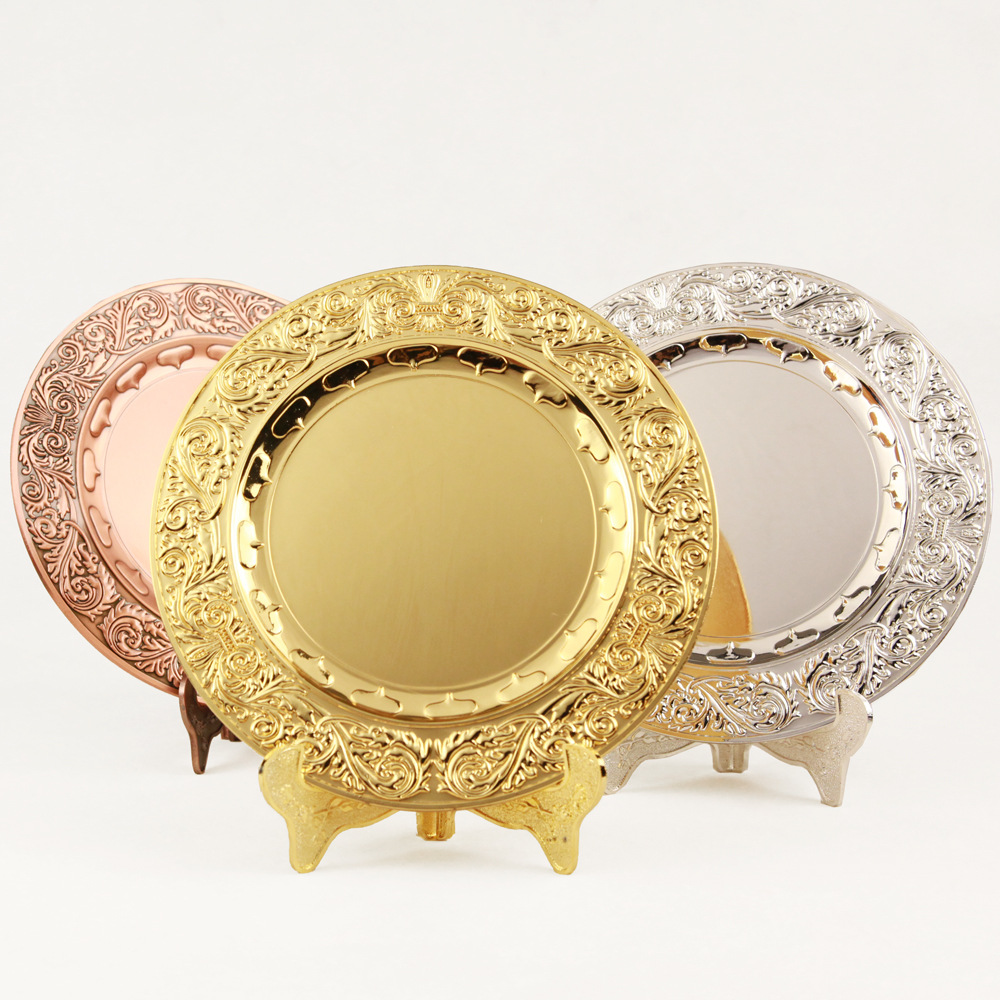 金属奖盘合金奖碟退休纪念金银铜色授权牌纪念盘