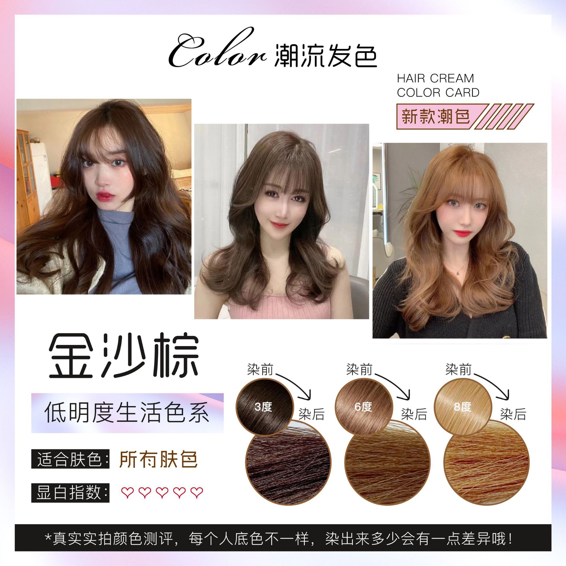 Gao You Hair Color Cream Pink Brown Single Hair Color Cream Blue Black Hair Dye Barber Shop Hair Products Hair Dye Wholesale