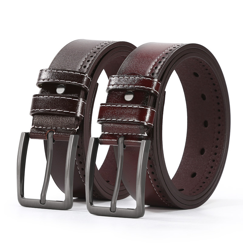 new pin buckle belt wholesale business all-match wear-resistant tensile men‘s fashion belt exclusive for cross-border spot pant belt