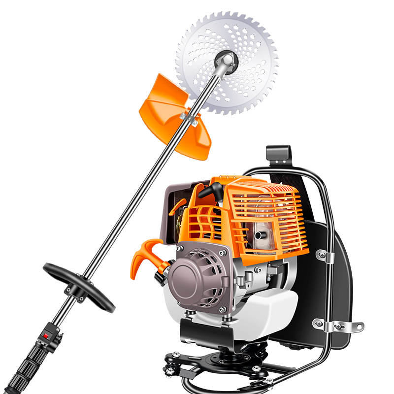 汽油割草机背负式小型家用打草机多功能农用收割开荒除草神器