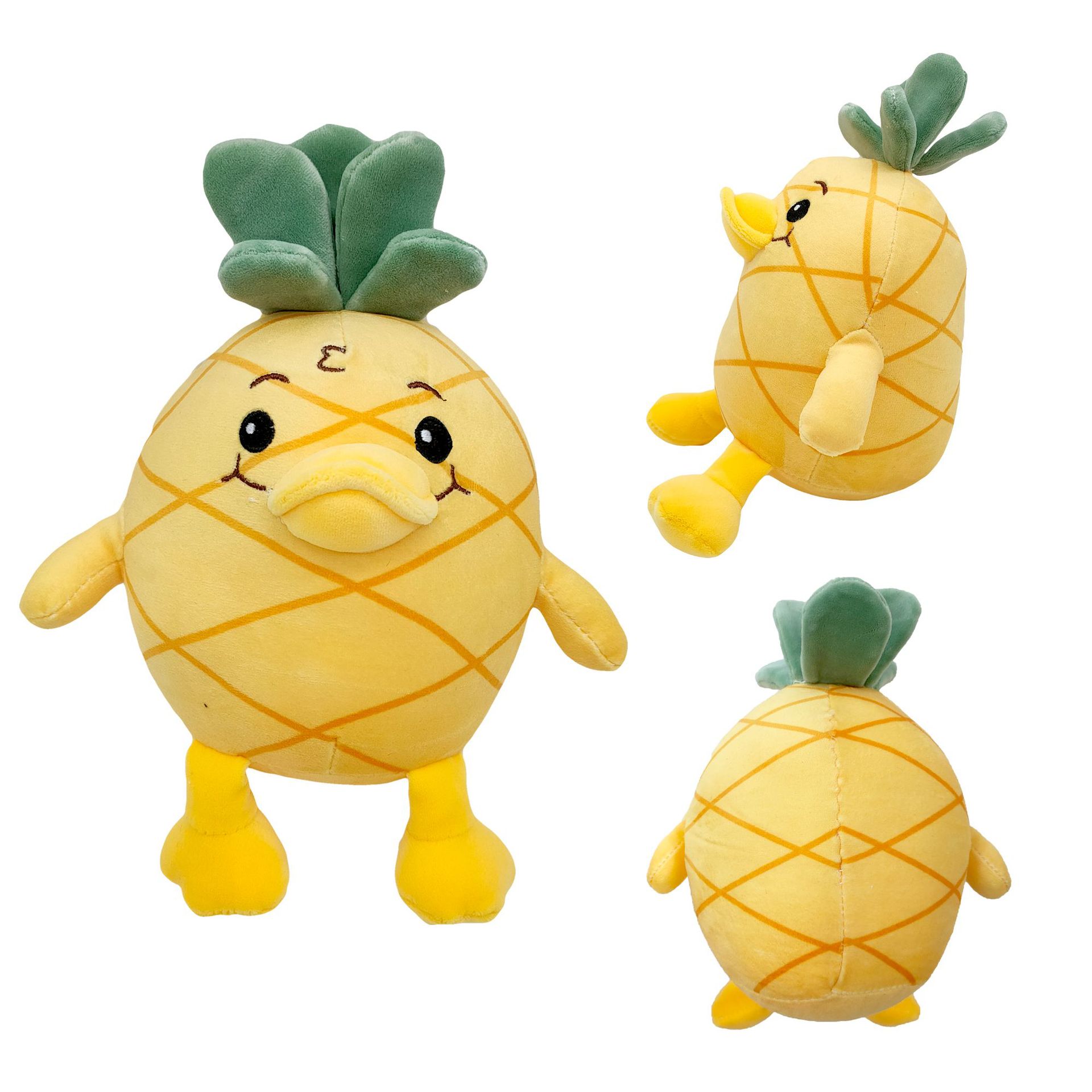 现货清仓georgie plush 菠萝鸭公仔毛绒玩具玩偶儿童礼物来图来样