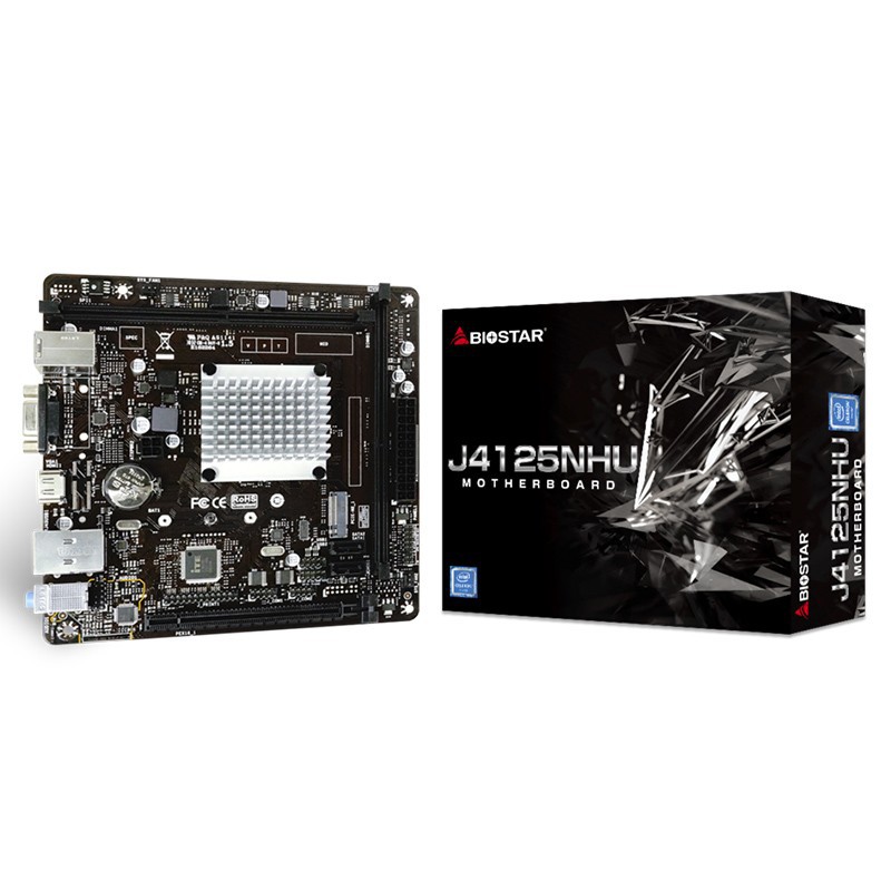 映泰j4125 集成intel四核处理器 低功耗静音 itx迷你主板ddr4适用