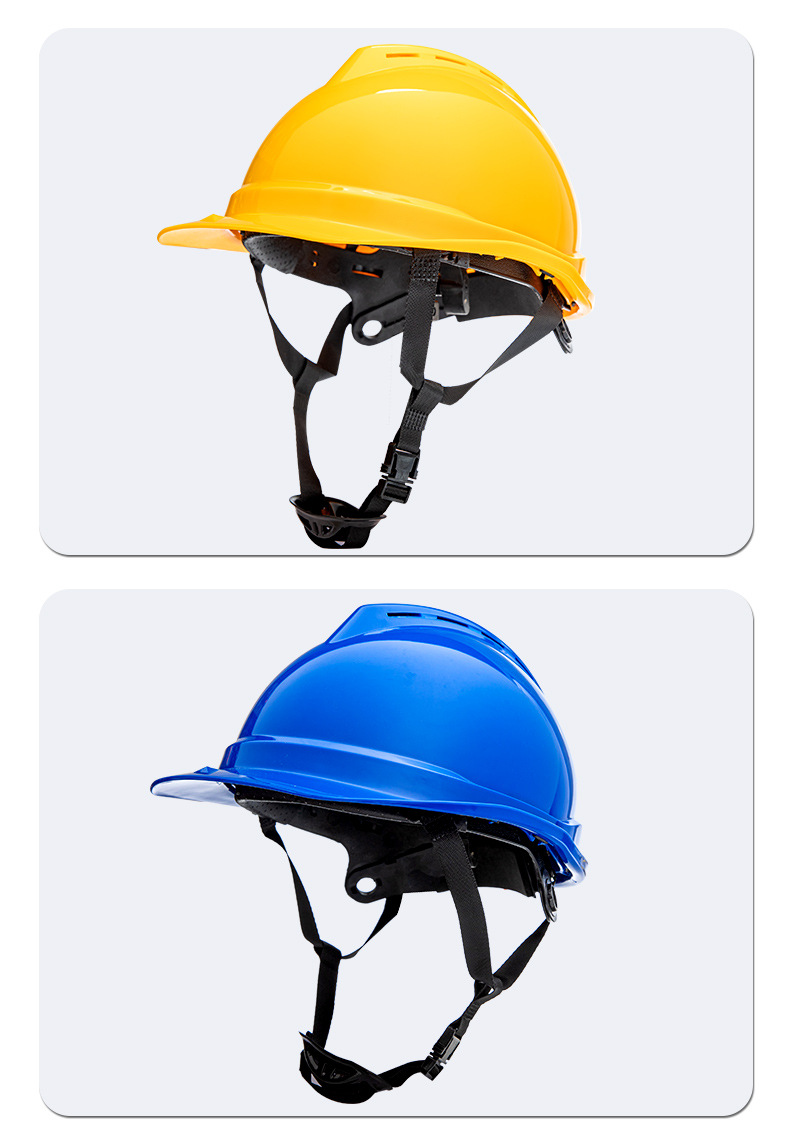 坎乐户外安全帽工人工业防护头盔保护施工地作业透气高空作业帽子