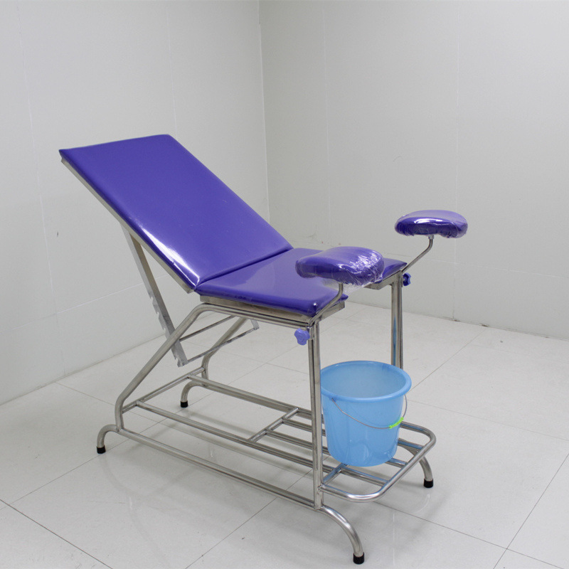 医用不锈钢妇科检查床轻便产床妇科手术私密手术床简易人流手术床