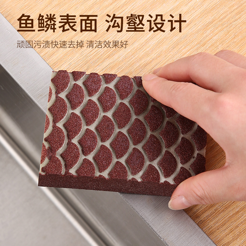 Silicon Carbide Spong Mop New Scale Silicon Carbide Sponge Kitchen Cleaning Rust Removal Decontamination Grinding Sponge Wholesale